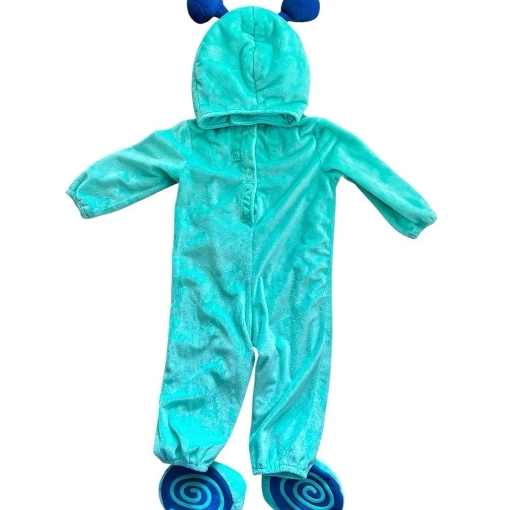 Party City Snail Crawler Halloween Costume for Baby 12-24 Months Green Blue